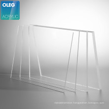 OLEG 3mm cast acrylic supplier plastic plexi glass transparent clear acrylic sheet for sale